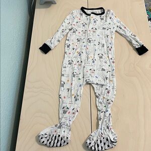 Magnetic Me party print Baby Pajamas 9-12months